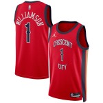 New Orleans Pelicans Trikot Zion Williamson Jordan 2023-24 Statement Edition Rot Swingman - Herren New Orleans Pelicans Trikot Zion Williamson Jordan 2023-24 Statement Edition Rot Swingman - Herren